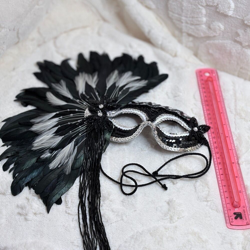 Handmade Designer Masquerade Mask| Gypsy Renaissance Wearable Art - Picture 12 of 14